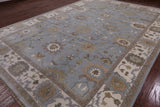 10' X 14' 3" Handmade Oushak Oriental Wool Rug - Golden Nile