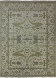 10' 2" X 13' 11" Oriental Oushak Hand Knotted Wool Rug - Golden Nile
