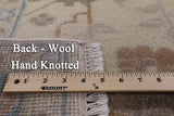 Ivory Turkish Oushak Handmade Wool Rug - 6' 1" X 12' 1" - Golden Nile