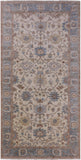 Ivory Turkish Oushak Wool Rug - 8' 10" X 17' 9" - Golden Nile