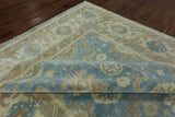 8' 10" X 19' 9" Hand Knotted Oriental Oushak Wool Rug - Golden Nile