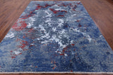 Modern Handmade Wool & Silk Rug - 9' 0" X 12' 0" - Golden Nile