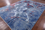 Modern Handmade Wool & Silk Rug - 9' 0" X 12' 0" - Golden Nile