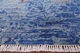 Modern Handmade Wool & Silk Rug - 9' 0" X 12' 0" - Golden Nile