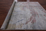 9' X 12' Oriental Wool & Silk Hand Knotted Rug - Golden Nile