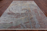 9' X 12' Oriental Wool & Silk Hand Knotted Rug - Golden Nile