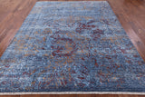 Modern Handmade Wool & Silk Rug - 8' 0" X 10' 1" - Golden Nile
