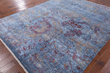Modern Handmade Wool & Silk Rug - 8' 0" X 10' 1" - Golden Nile