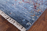 Modern Handmade Wool & Silk Rug - 8' 0" X 10' 1" - Golden Nile