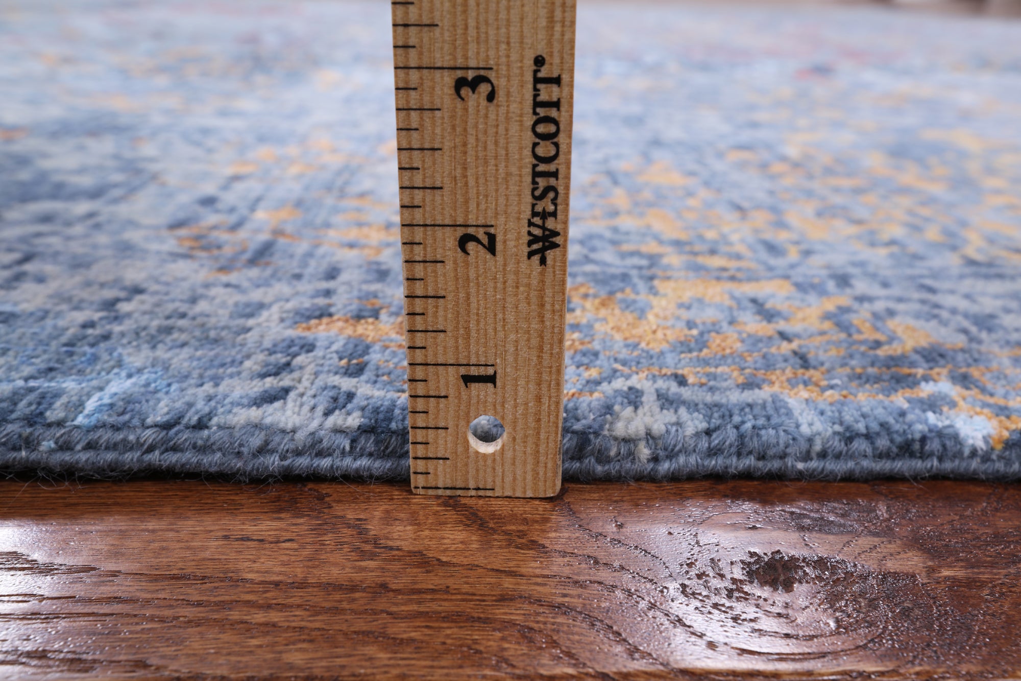 Modern Handmade Wool & Silk Rug - 8' 0" X 10' 1" - Golden Nile