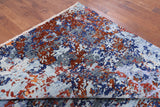 Abstract Hand Knotted Wool & Silk Rug - 7' 11" X 9' 11" - Golden Nile
