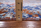 Abstract Hand Knotted Wool & Silk Rug - 7' 11" X 9' 11" - Golden Nile