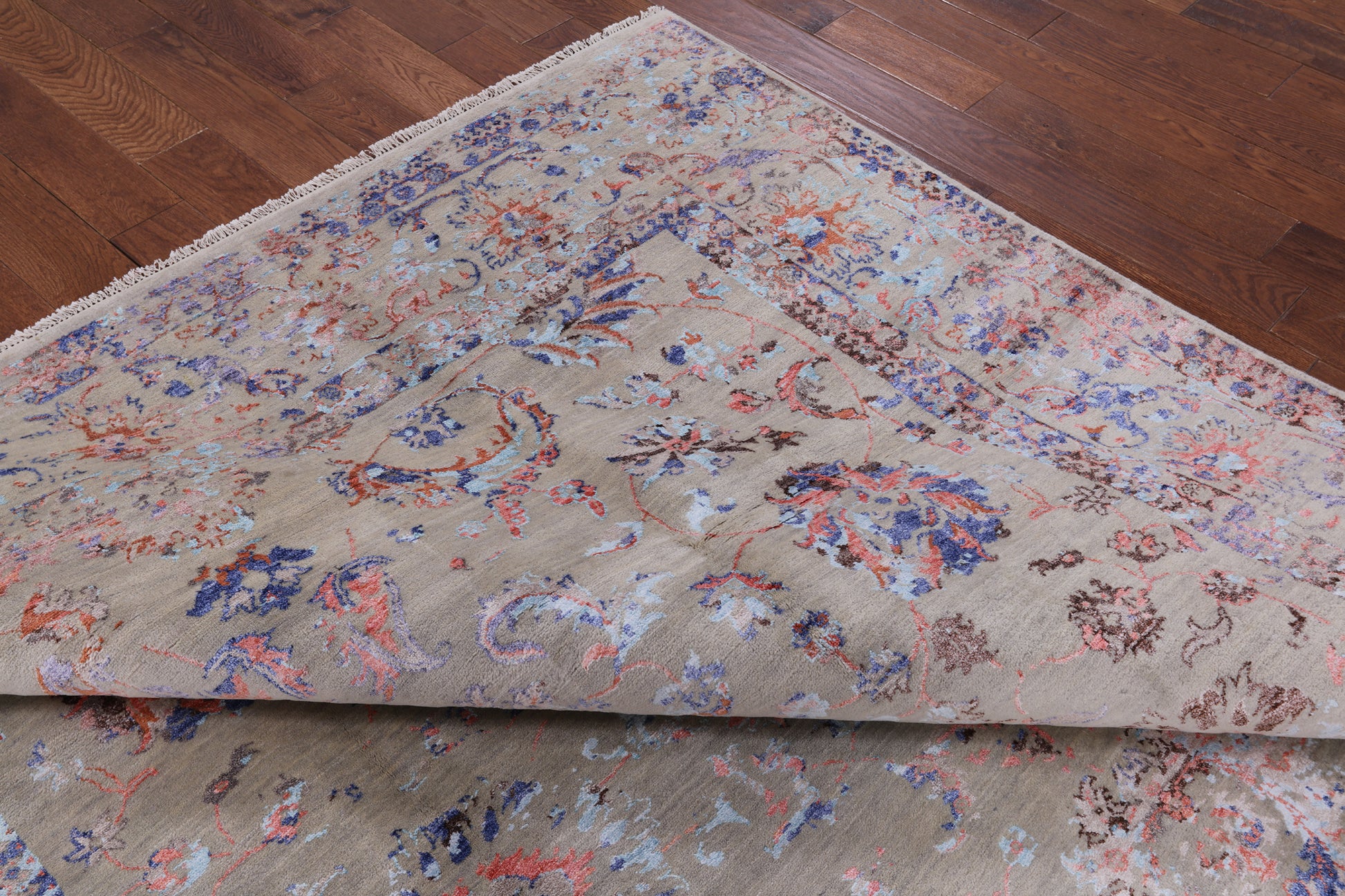 Persian Handmade Wool & Silk Area Rug - 8' 1" X 10' 2" - Golden Nile