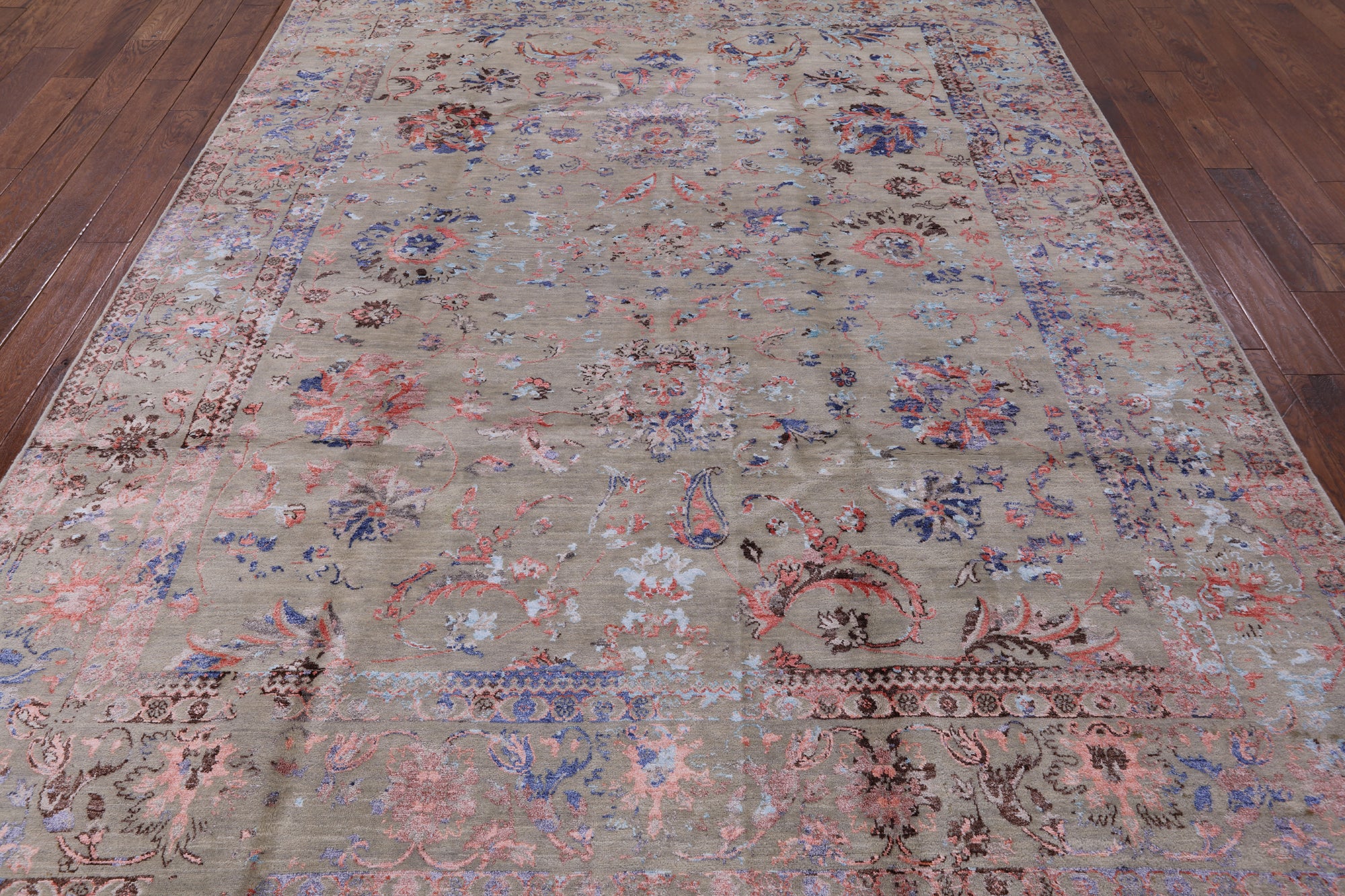 Persian Handmade Wool & Silk Area Rug - 8' 1" X 10' 2" - Golden Nile