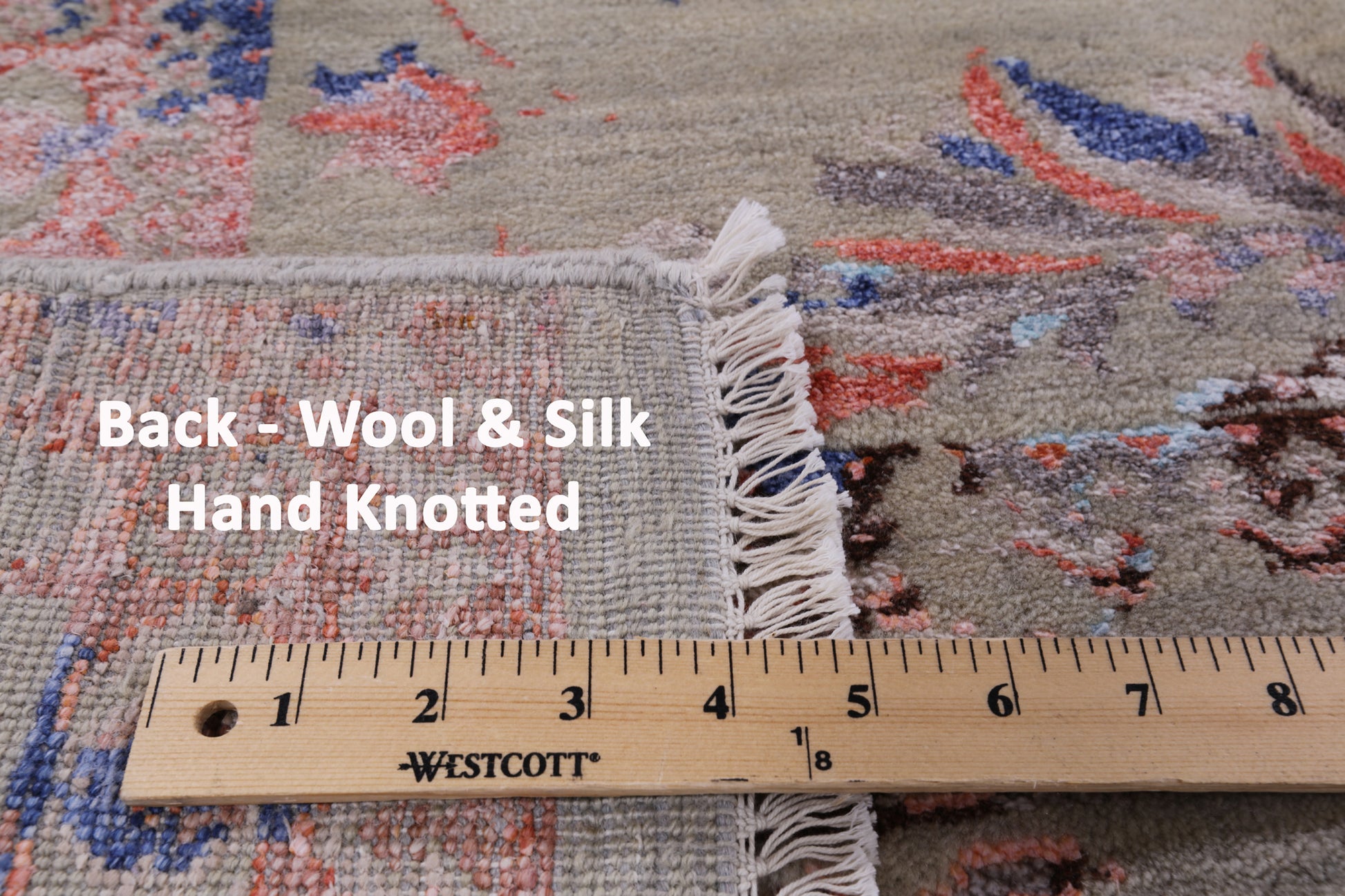Persian Handmade Wool & Silk Area Rug - 8' 1" X 10' 2" - Golden Nile