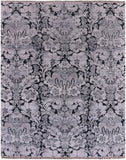 8' X 10' Pure Silk With Oxidized Wool Hand Knotted Rug - Golden Nile