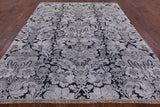 8' X 10' Pure Silk With Oxidized Wool Hand Knotted Rug - Golden Nile