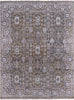 Persian Handmade Pure Silk With Oxidized Wool Rug - 8' 0" X 10' 3" - Golden Nile