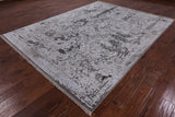 8' X 10' Pure Silk With Oxidized Wool Rug - Golden Nile