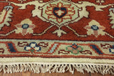 8' X 10' Handmade Wool Heriz Traditional Rug - Golden Nile