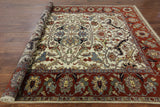 8' X 10' Oriental Hand Knotted Heriz Wool Area Rug - Golden Nile