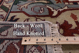 Heriz Handmade Wool Rug - 8' 11" X 12' 1" - Golden Nile