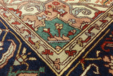 8' X 10' Handmade Oriental Heriz Wool Area Rug - Golden Nile