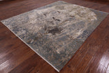 Lion In The Jungle Hi-Lo Pile Wool & Silk Area 8' 1" X 9' 10" - Golden Nile