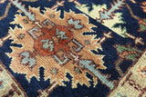 8' X 10'  Handmade Oriental Heriz Traditional Wool Rug - Golden Nile