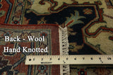 8' X 10' Oriental Heriz Handmade Wool Area Rug - Golden Nile