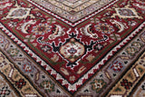 Black Bijar Handmade Wool & Silk Rug - 8' 3" X 10' 6" - Golden Nile