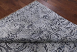 Grey 8' X 10' Hand Knotted With Oxidized Wool Area Rug - Golden Nile