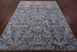 Grey 8' X 10' Hand Knotted With Oxidized Wool Area Rug - Golden Nile