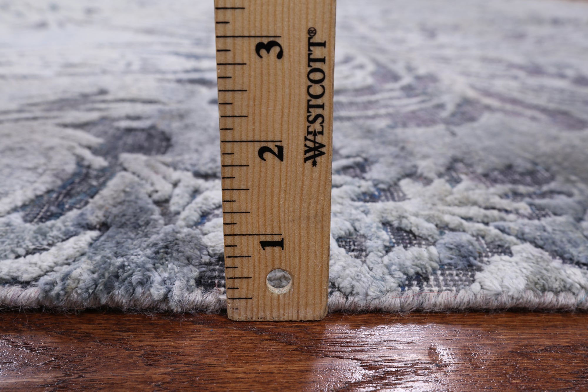 Grey 8' X 10' Hand Knotted With Oxidized Wool Area Rug - Golden Nile