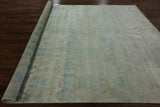 9 X 12 Oriental Pure Silk Hand Knotted Ikat Rug - Golden Nile