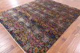 Persian Handmade Silk Rug - 8' 0" X 9' 10" - Golden Nile