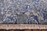 Abstract Modern Handmade Wool & Silk Rug - 8' 11" X 12' 0" - Golden Nile