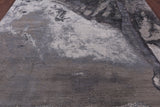 Grey Ballerina Ballet Dancer Design Modern Handmade Wool & Silk Rug - 8' 0" X 10' 0" - Golden Nile