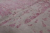 Ivory Modern Wool & Silk Hand Knotted Rug - 8' 1" X 10' 2" - Golden Nile