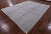 Modern Wool & Silk Hand Knotted Rug - 9' 0" X 11' 9" - Golden Nile