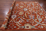 Fine Serapi Hand Knotted Rug - 9' 0" X 12' 3" - Golden Nile