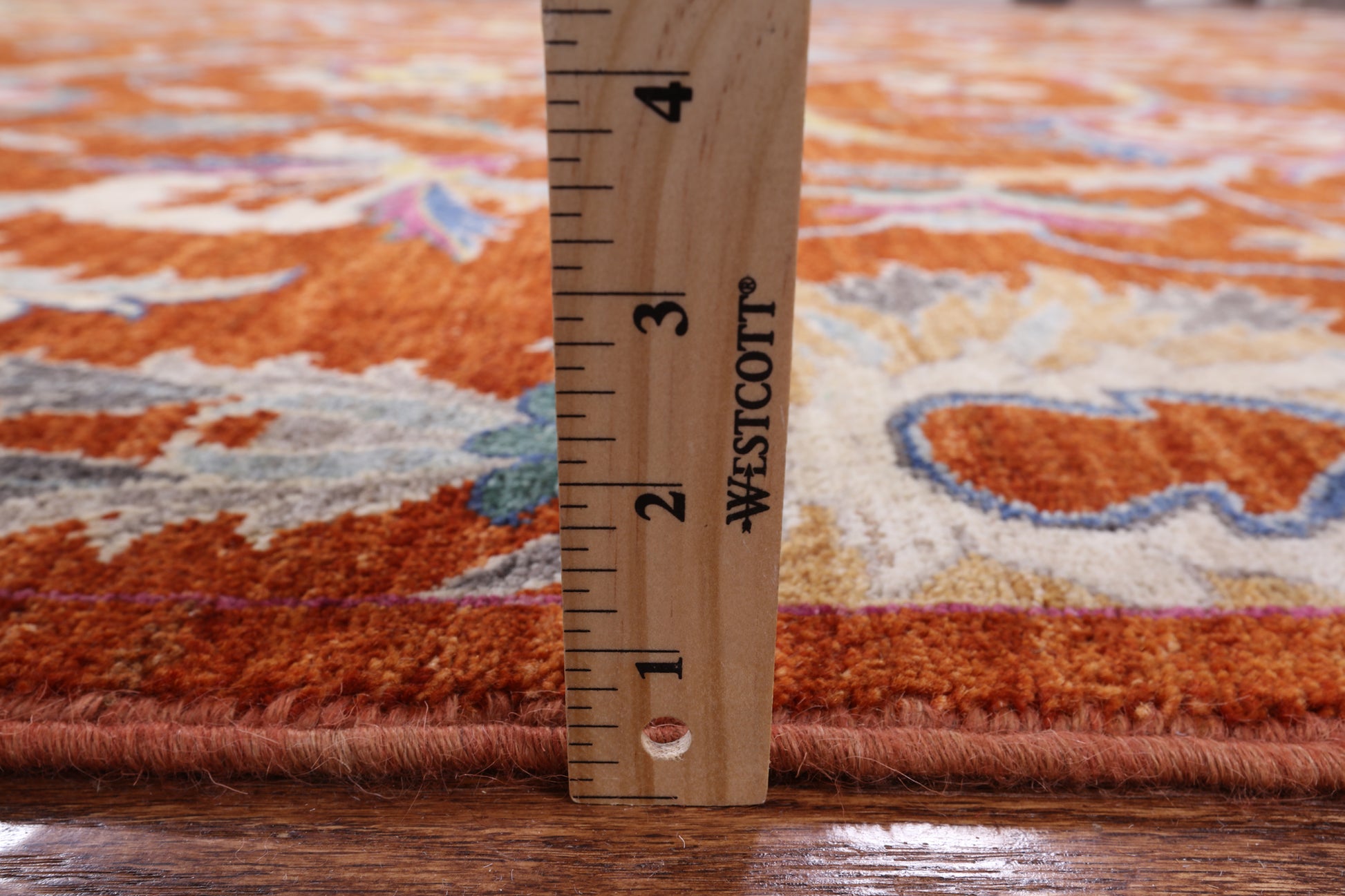 Fine Serapi Hand Knotted Rug - 9' 0" X 12' 3" - Golden Nile
