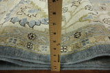 9' X 12' Handmade William Morris Oriental Wool Rug - Golden Nile