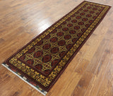 2' 10" X 10' 2" Hand Knotted Persian Tribal Wool Runner Rug - Golden Nile