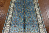 2' 6" X 4' 0'' Persian High End 100% Silk Handmade Rug - Golden Nile