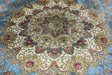 4' X 6' Signed Persian High End 100% Silk Handmade Rug - Golden Nile