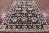 Grey Peshawar Handmade Wool Rug - 6' 3" X 9' 3" - Golden Nile