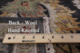 Grey Peshawar Handmade Wool Rug - 6' 3" X 9' 3" - Golden Nile