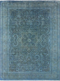 Overdyed Authentic Persian Hand Knotted Area Rug - 9' 4" X 12' 5" - Golden Nile