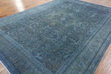 Overdyed Authentic Persian Hand Knotted Area Rug - 9' 4" X 12' 5" - Golden Nile